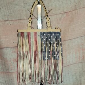 Patriotic Fringe Handbag